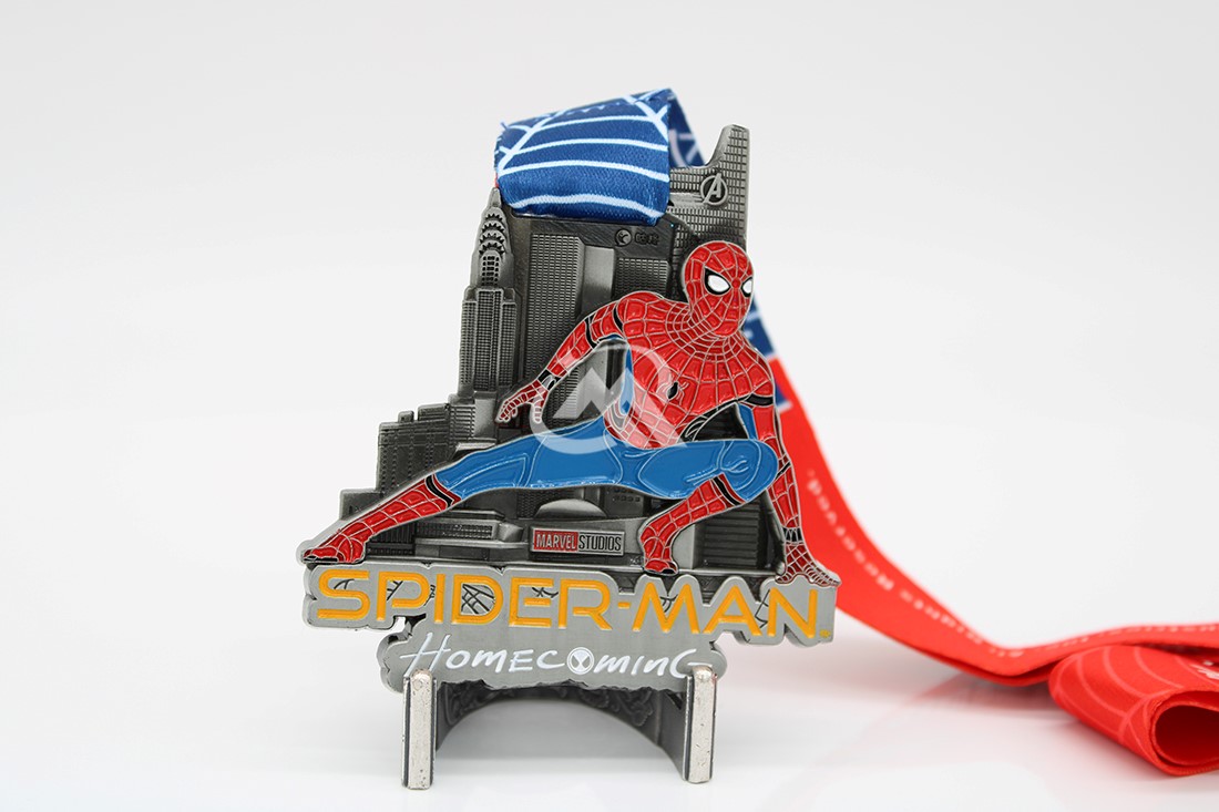 Custom Spider Man Medals Virtual Run Medals
