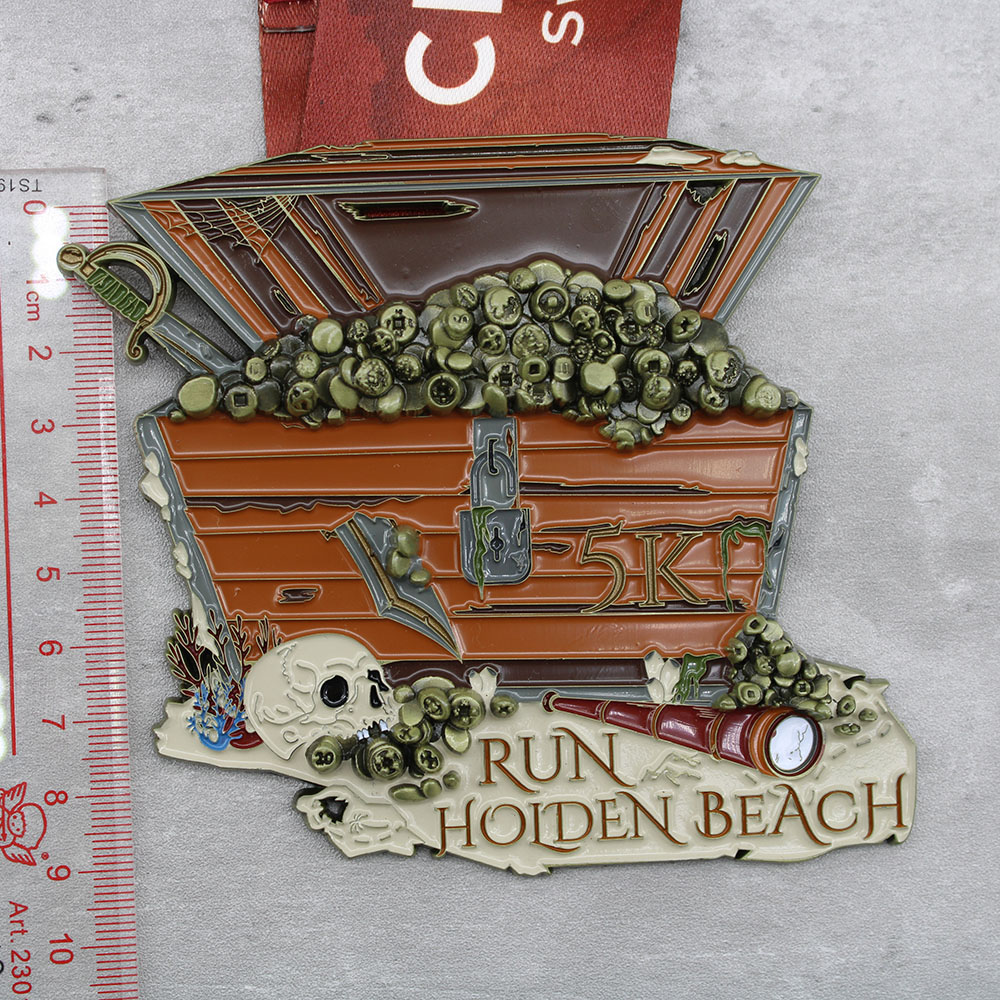 Custom Run Beach Medals 3D Sports Medals