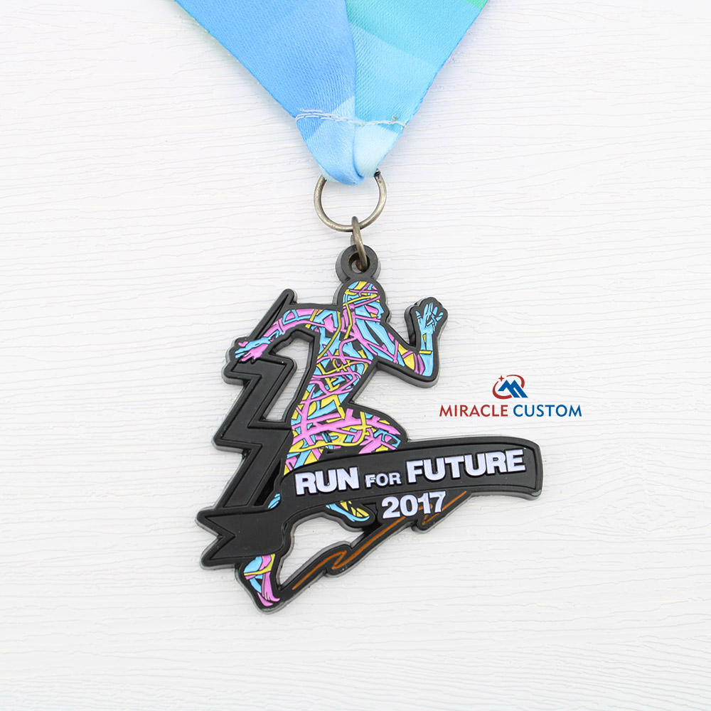 Custom Run For Future 2017 Finisher 5KM Medals