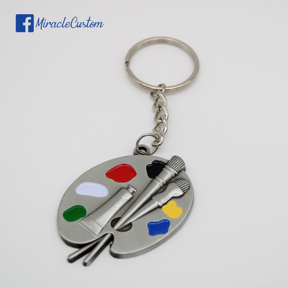 custom logo keychains metal