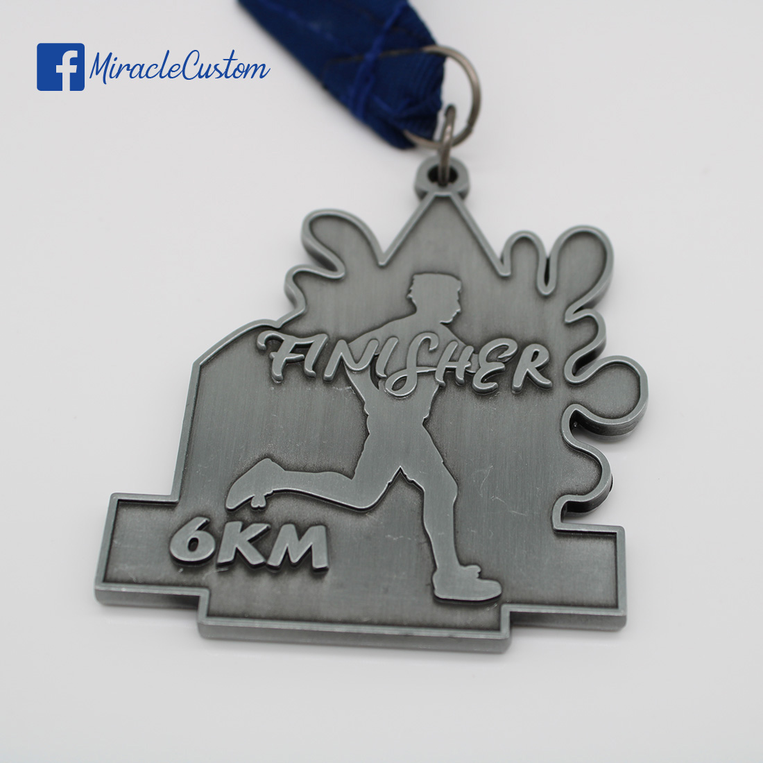 Custom 6KM Finish Medals