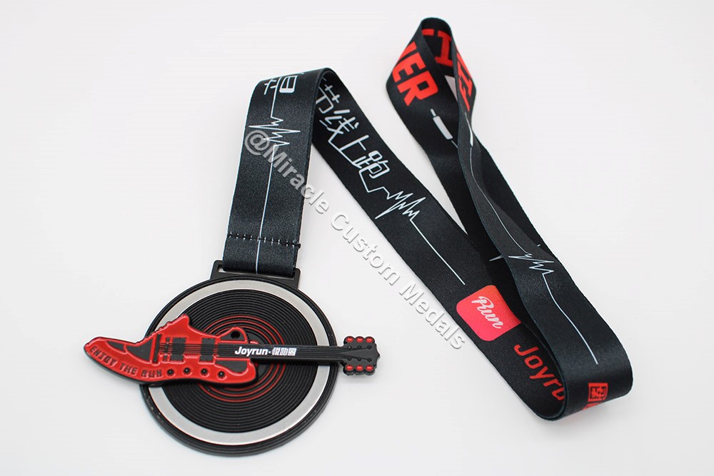 custom run the music medals