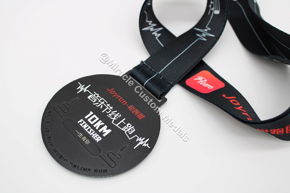 custom run the music medals