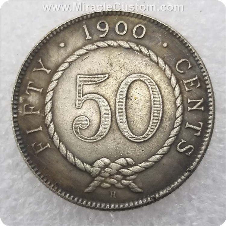 malaysia Sarawak 50 cents 1906 1900