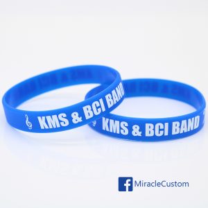 Silkscreen Silicone Wristband