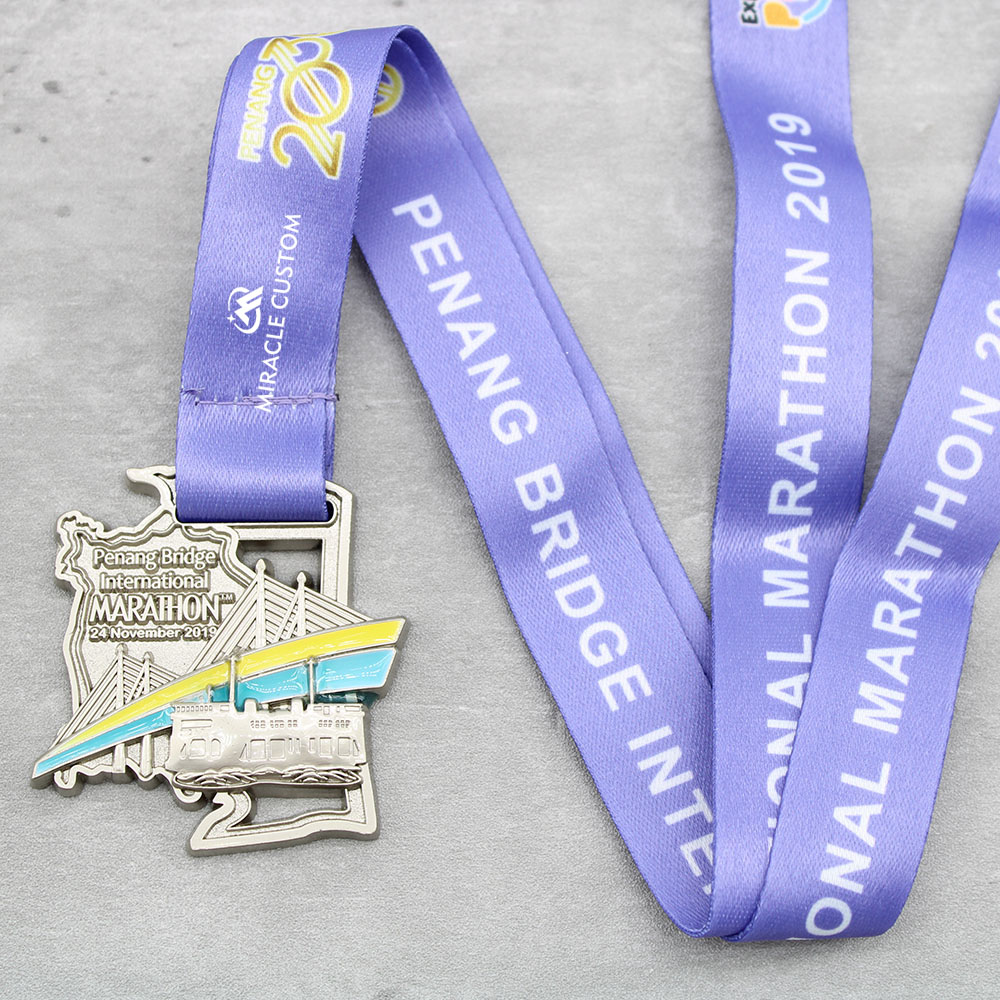 Custom Penang Bridge Marathon 10KM Run Finisher Medals