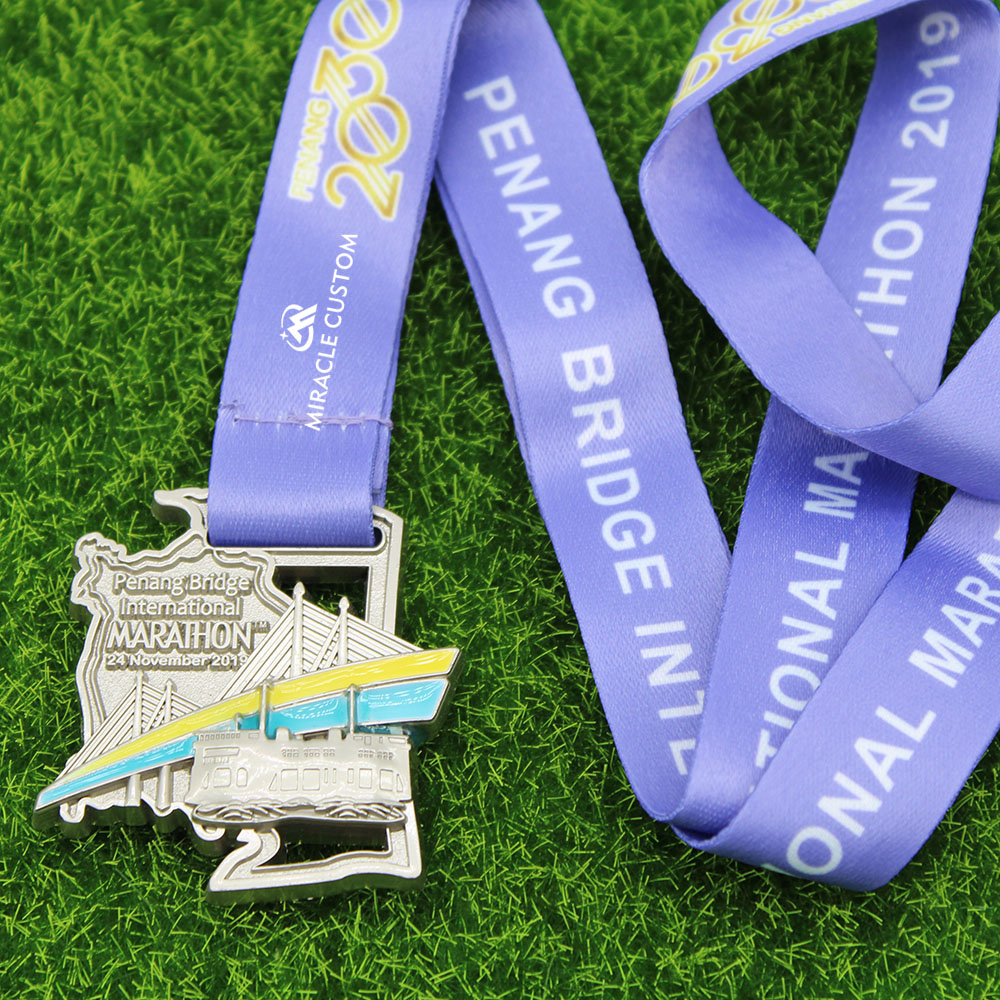 Custom Penang Bridge Marathon 10KM Run Finisher Medals