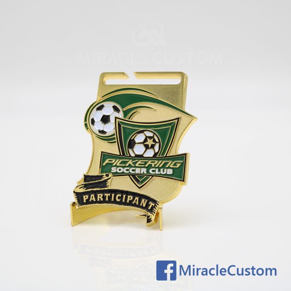 Custom Pickering Football Club medals