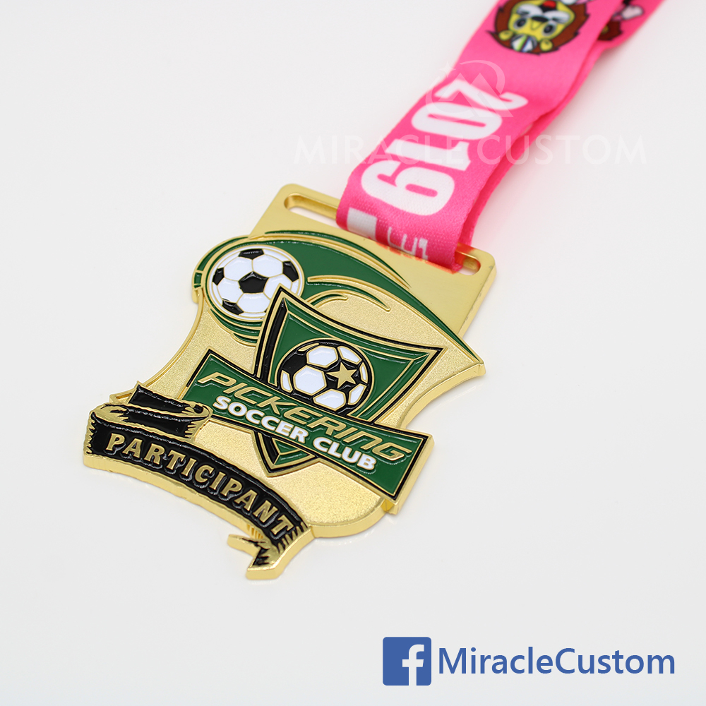 Custom Pickering Football Club medals