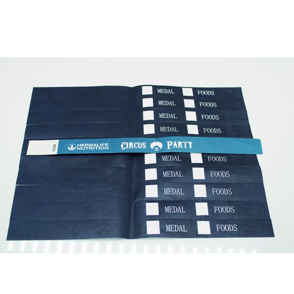Custom Tyvek Wristband Paper Wristband