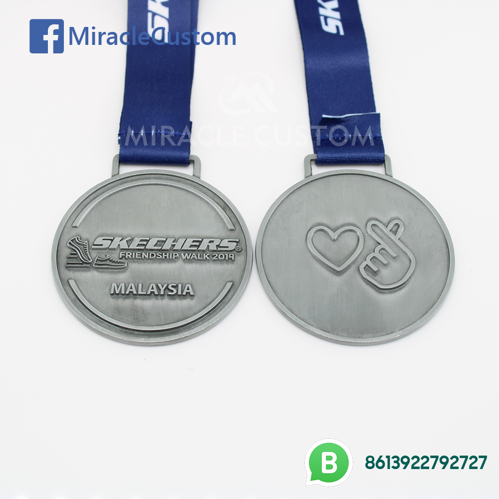 custom friendship walk medals