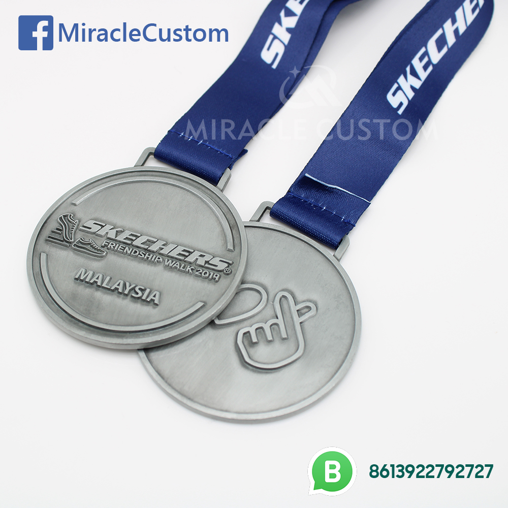 custom friendship walk medals