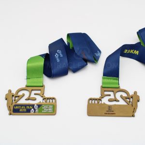 custom run for charity medals