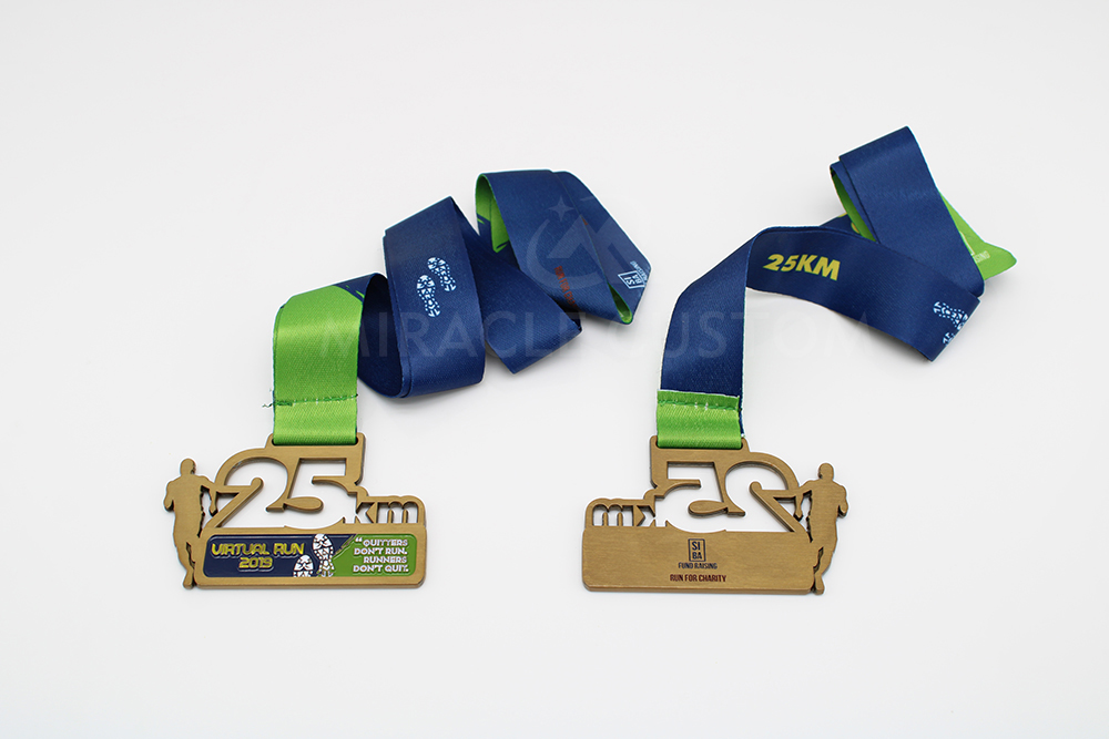 custom run for charity medals
