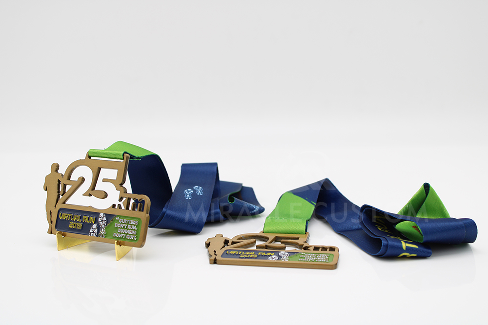 custom run for charity medals