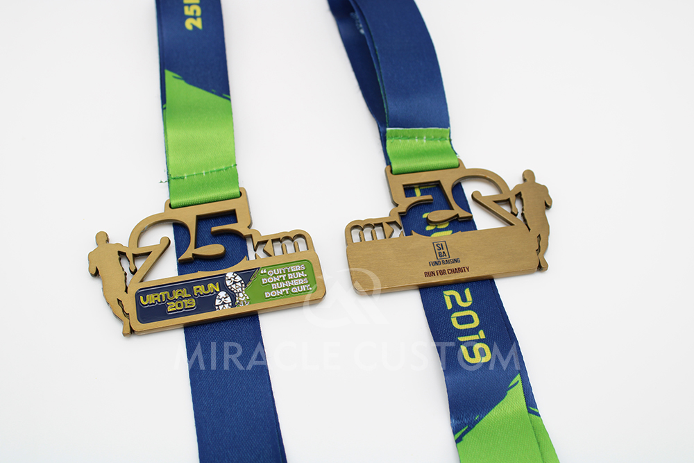 custom run for charity medals