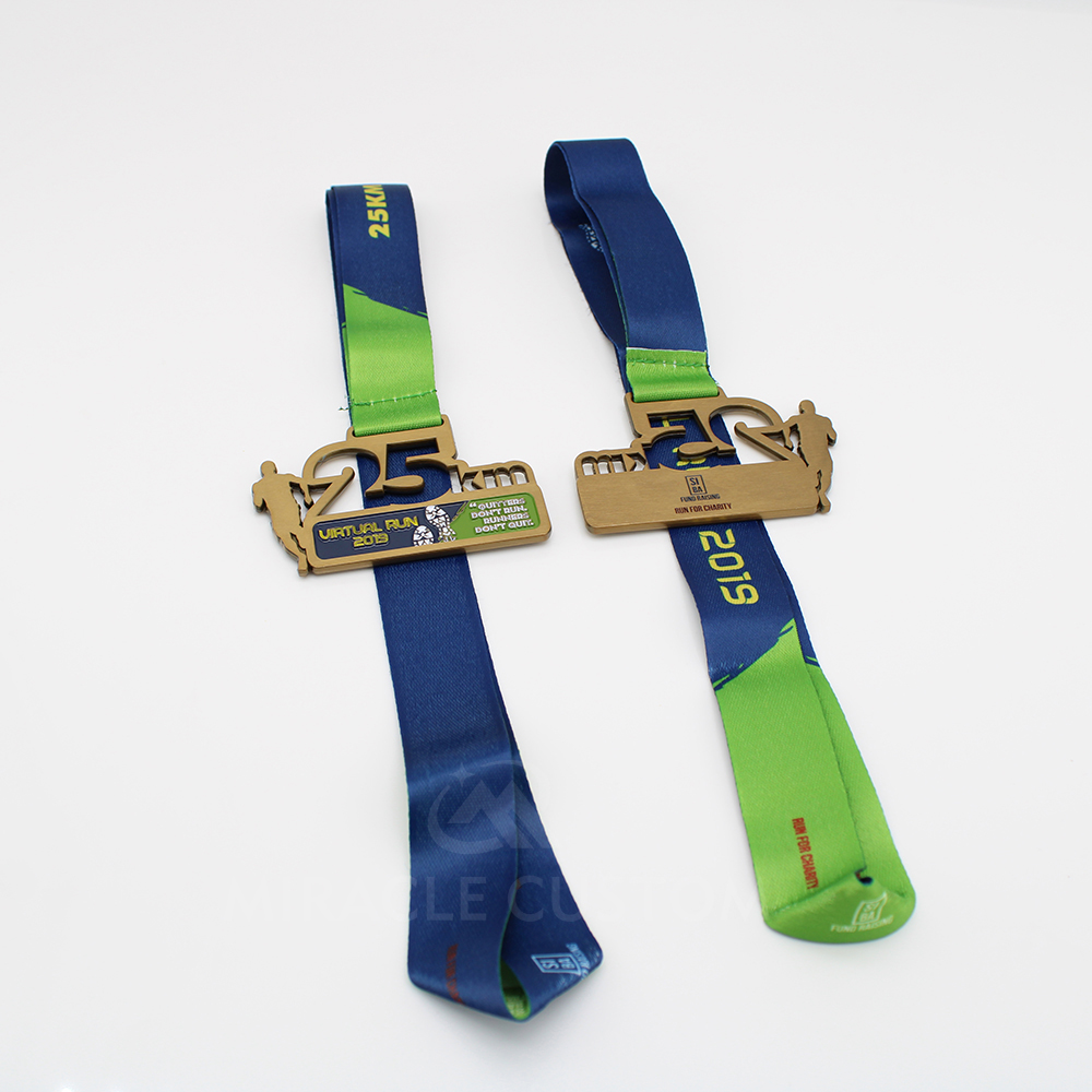 custom run for charity medals