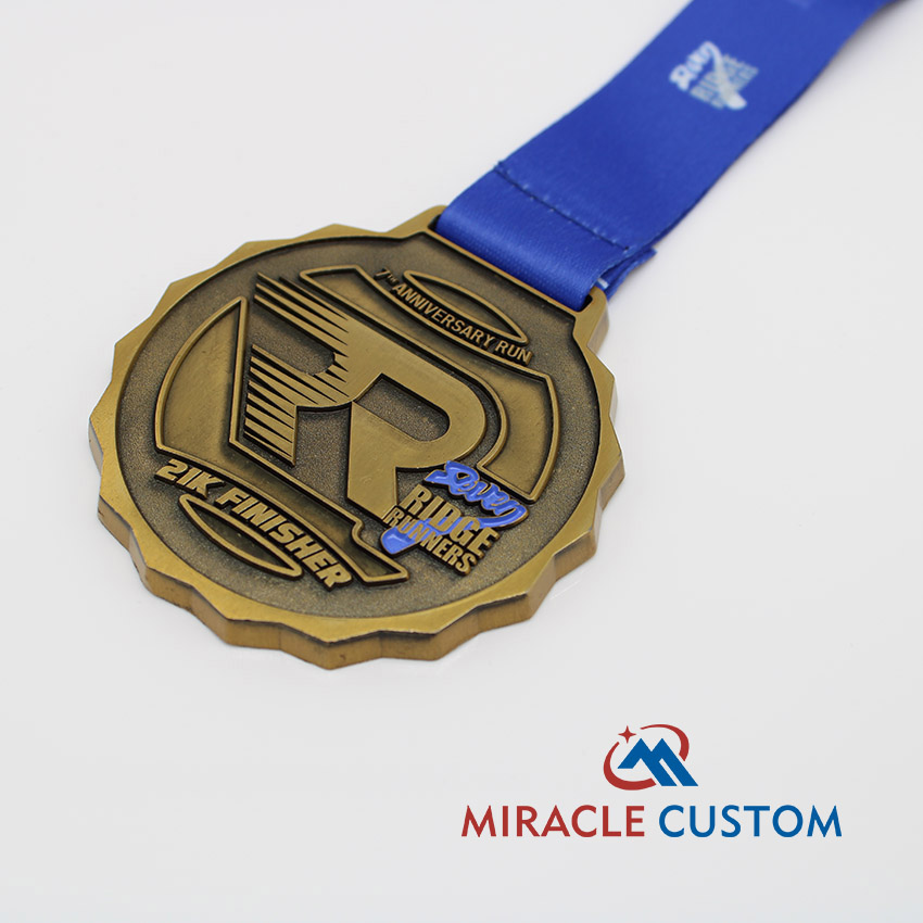 custom 21k finisher medals