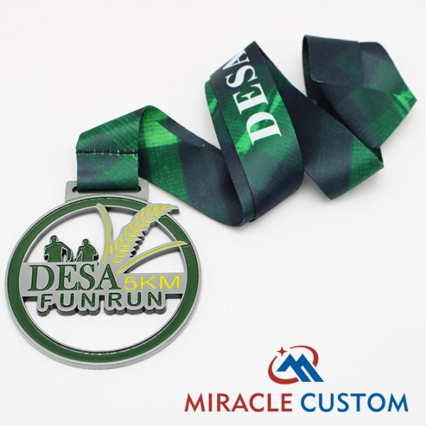 custom 5km fun run medals