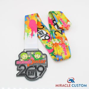 custom kids run medals