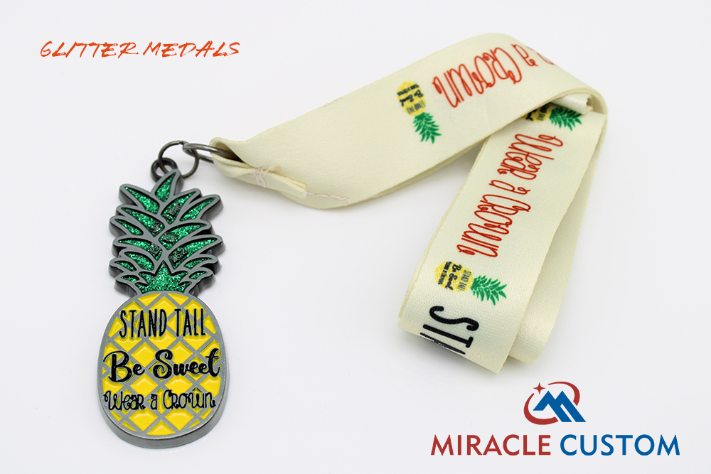Pineapple custom medals