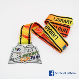 Custom Library Fun Run Medals