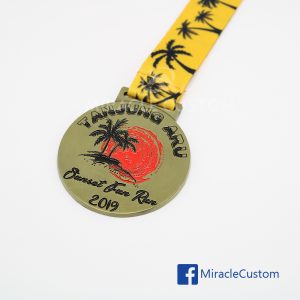 custom sunset fun run medals