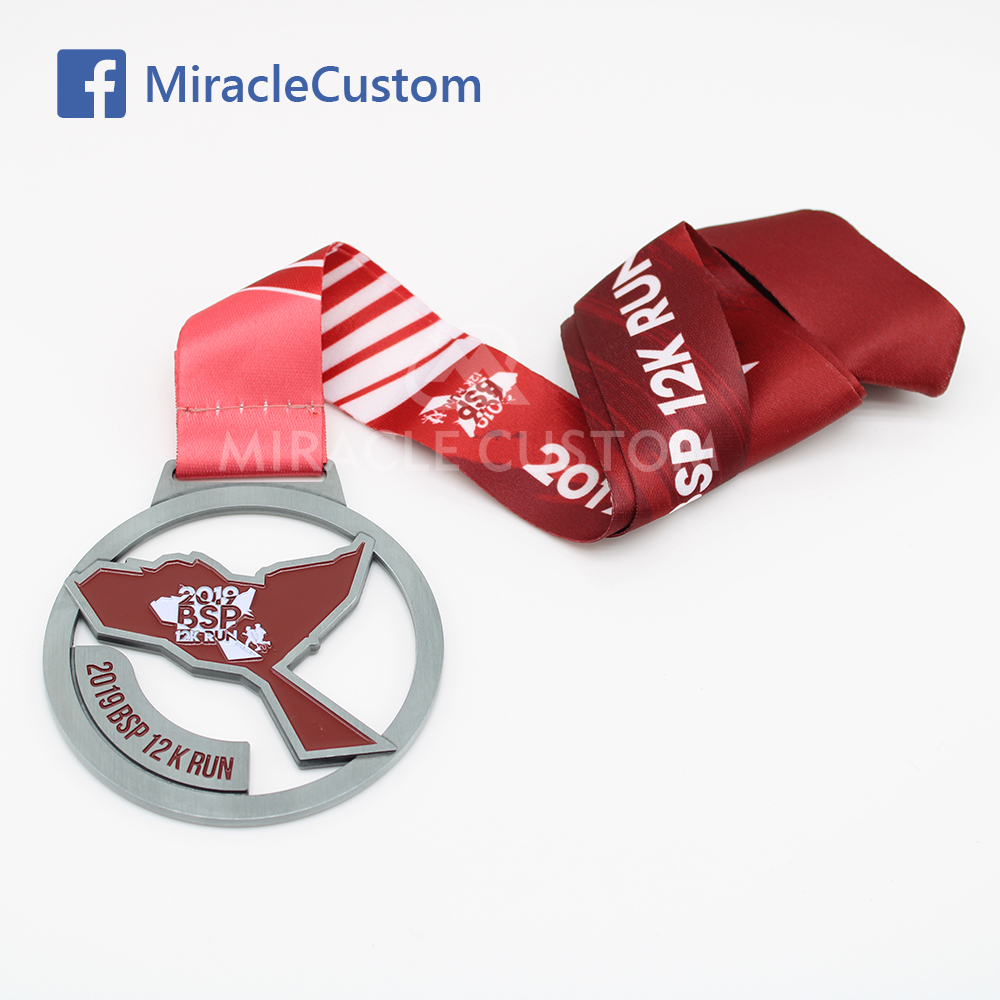 custom 12k run finisher medals