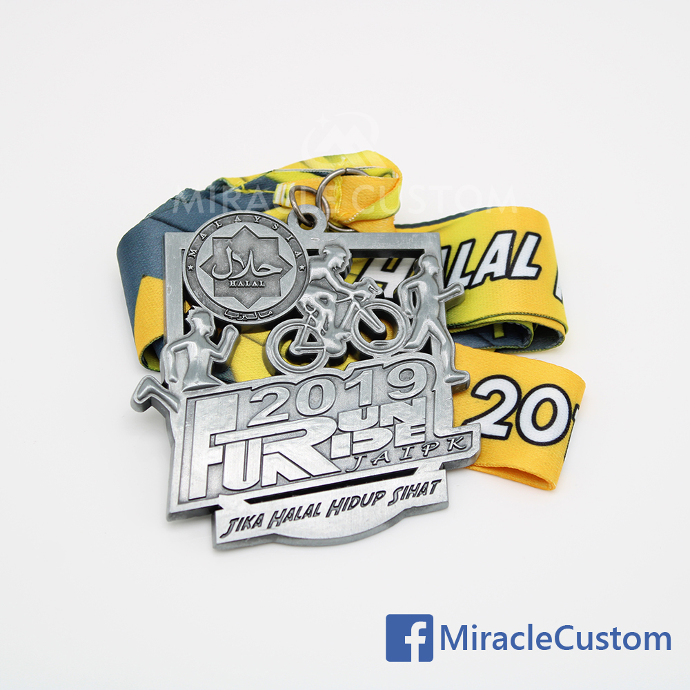 custom fun run ride medals