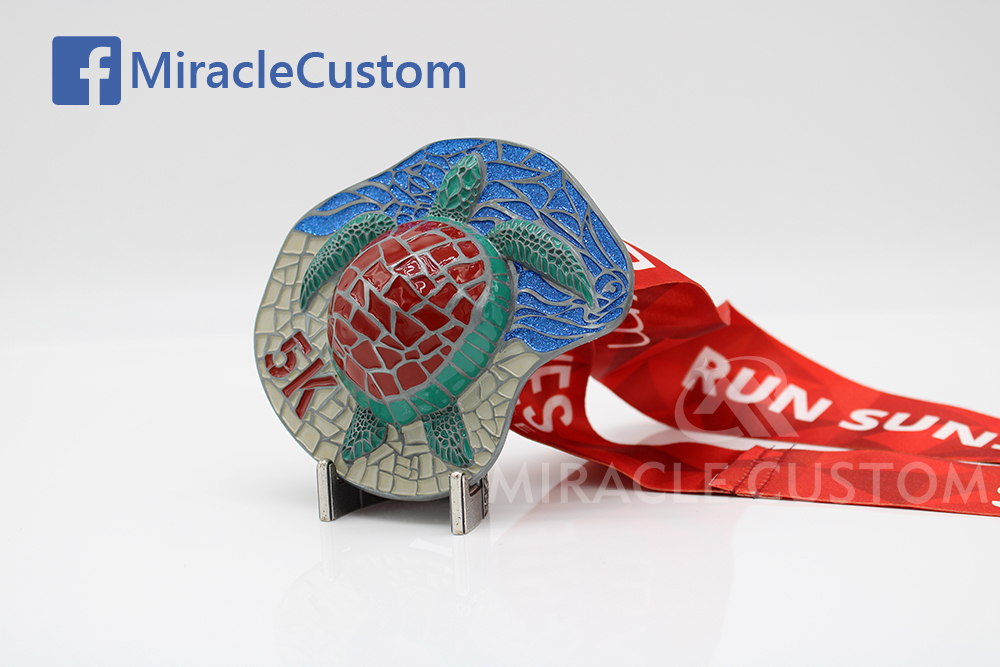 custom 5k half marathon medals