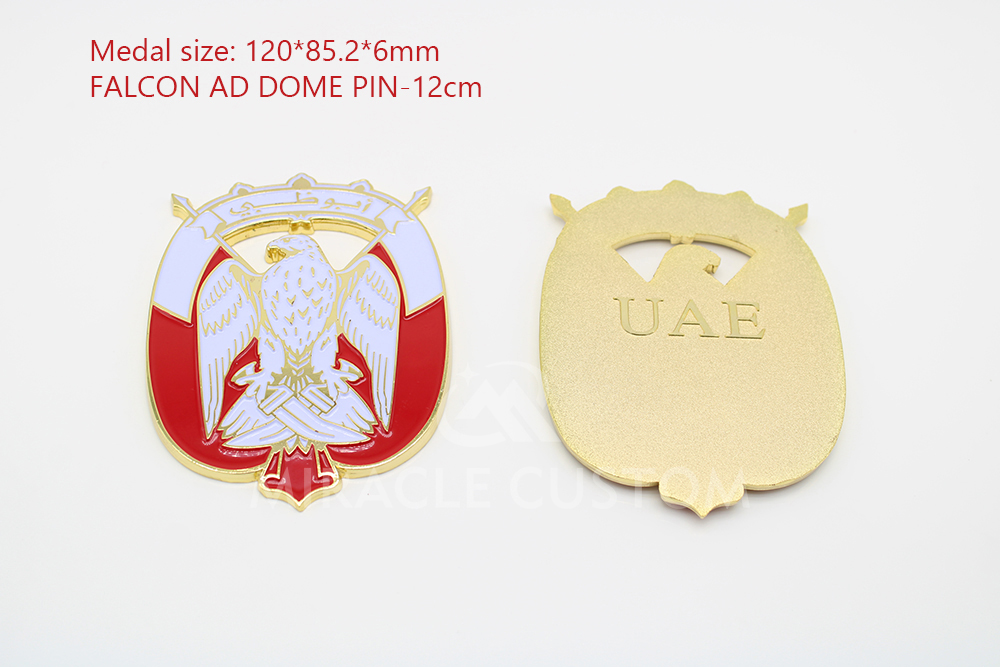 UAE Falcon Pin UAE Falcon Magnet Pin UAE Coat of Arm Pin
