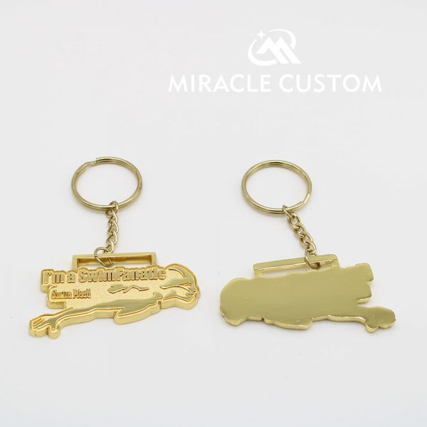 custom swimming keychains