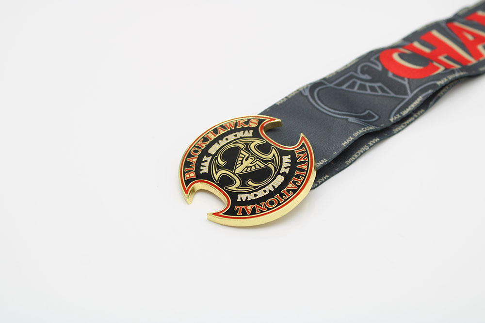 custom blackhawks invitational medals