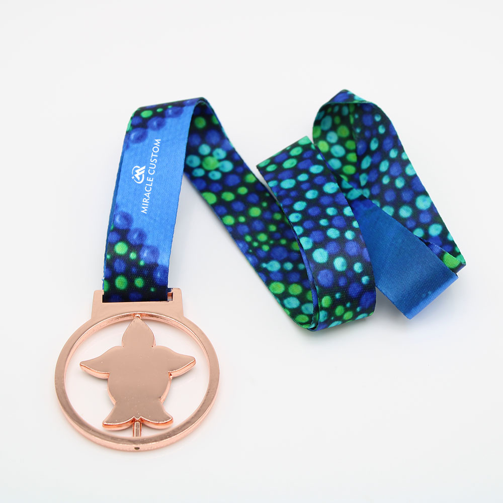 custom spin turtle medals