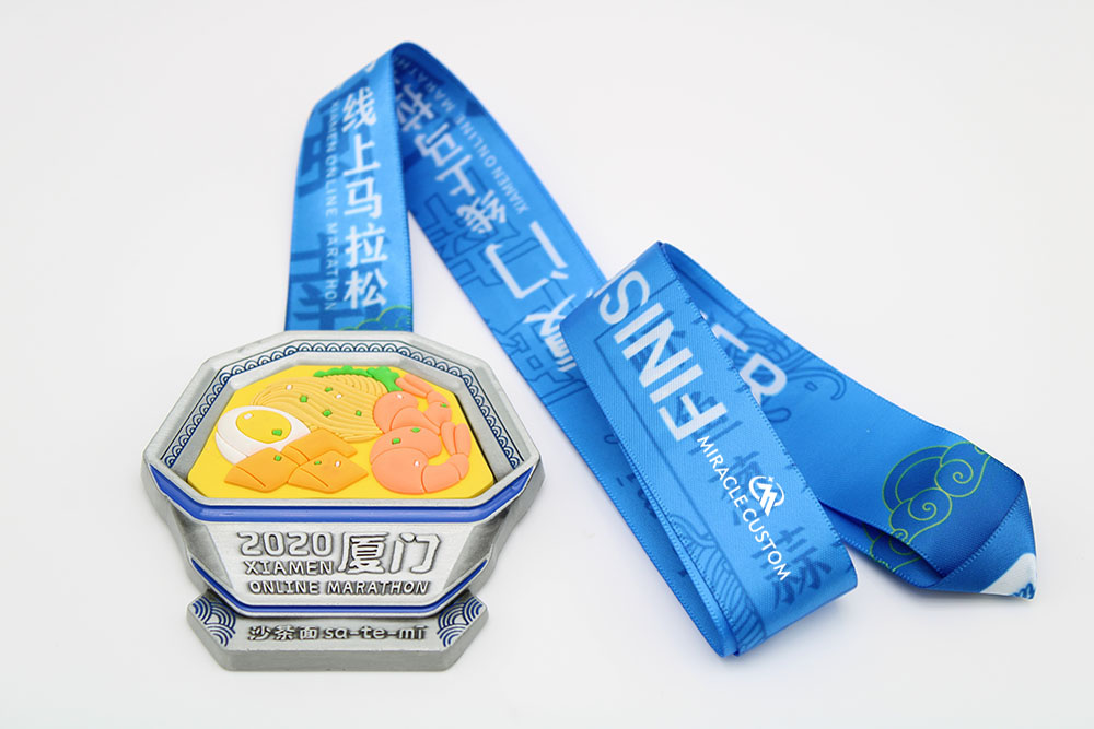 custom online marathon medals factory