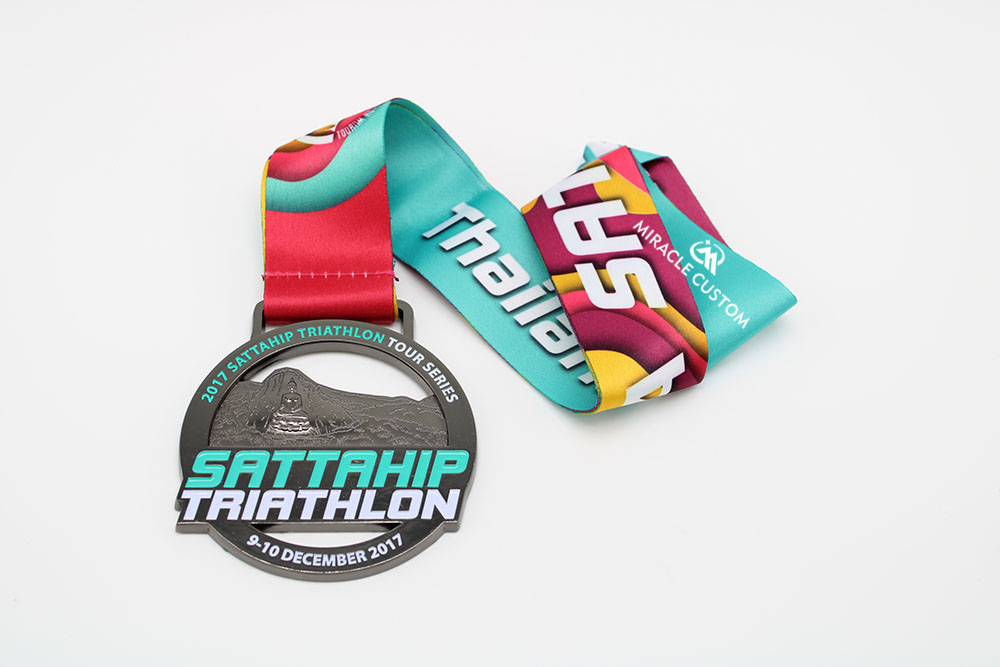 custom triathlon sports medals