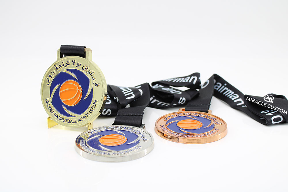 custom basketball medals