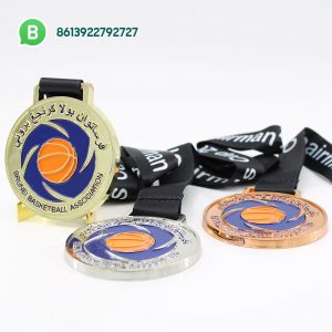 custom basketball medals