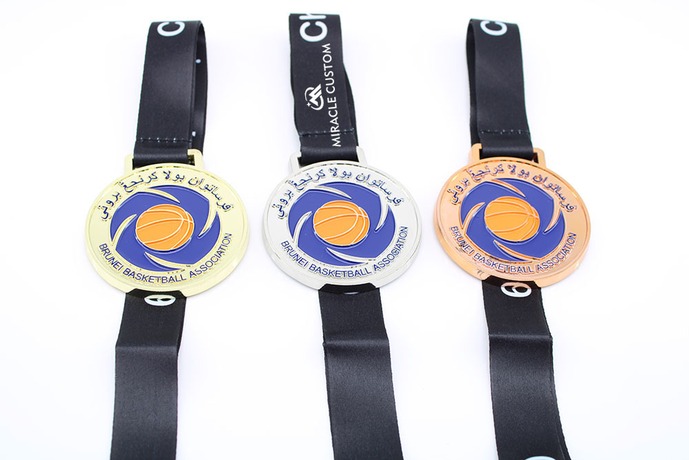 custom basketball medals