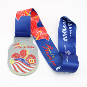 Custom I'm Malaysian Virtual Run 42KM Finisher Medals