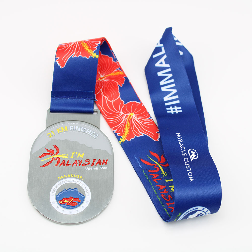 Custom I'm Malaysian Virtual Run 42KM Finisher Medals