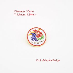 Custom Visit Malaysia Badge