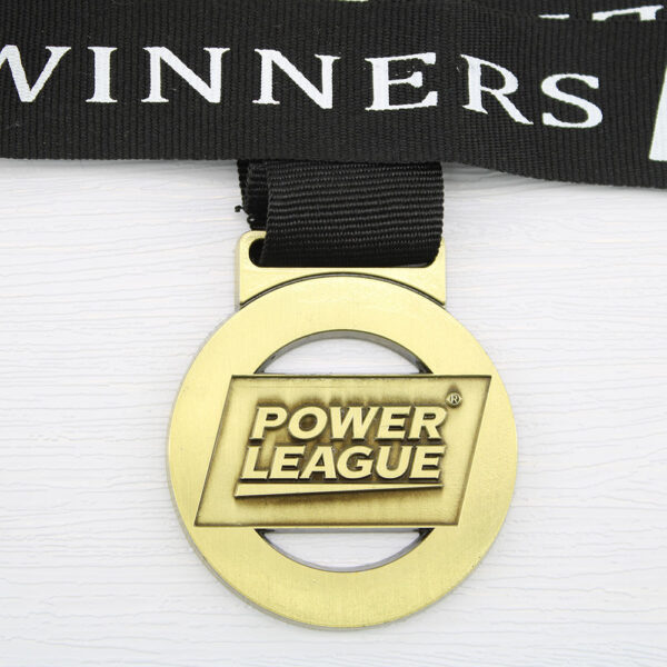 Custom Power League Winner Gaming Medals