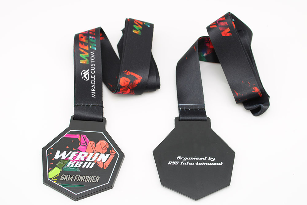 custom 6KM Finisher Fun Run Medals