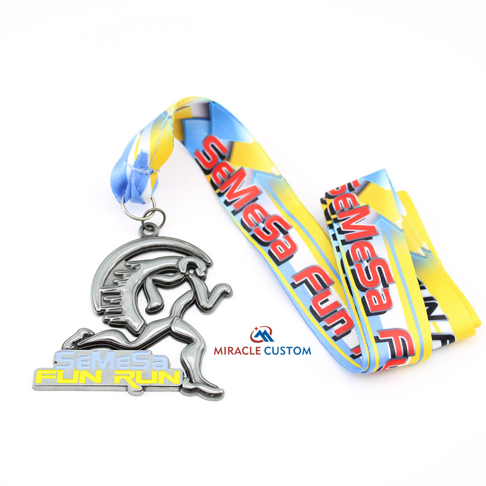 Custom Semesa Fun Run 1.0 5KM Fun Run Medals