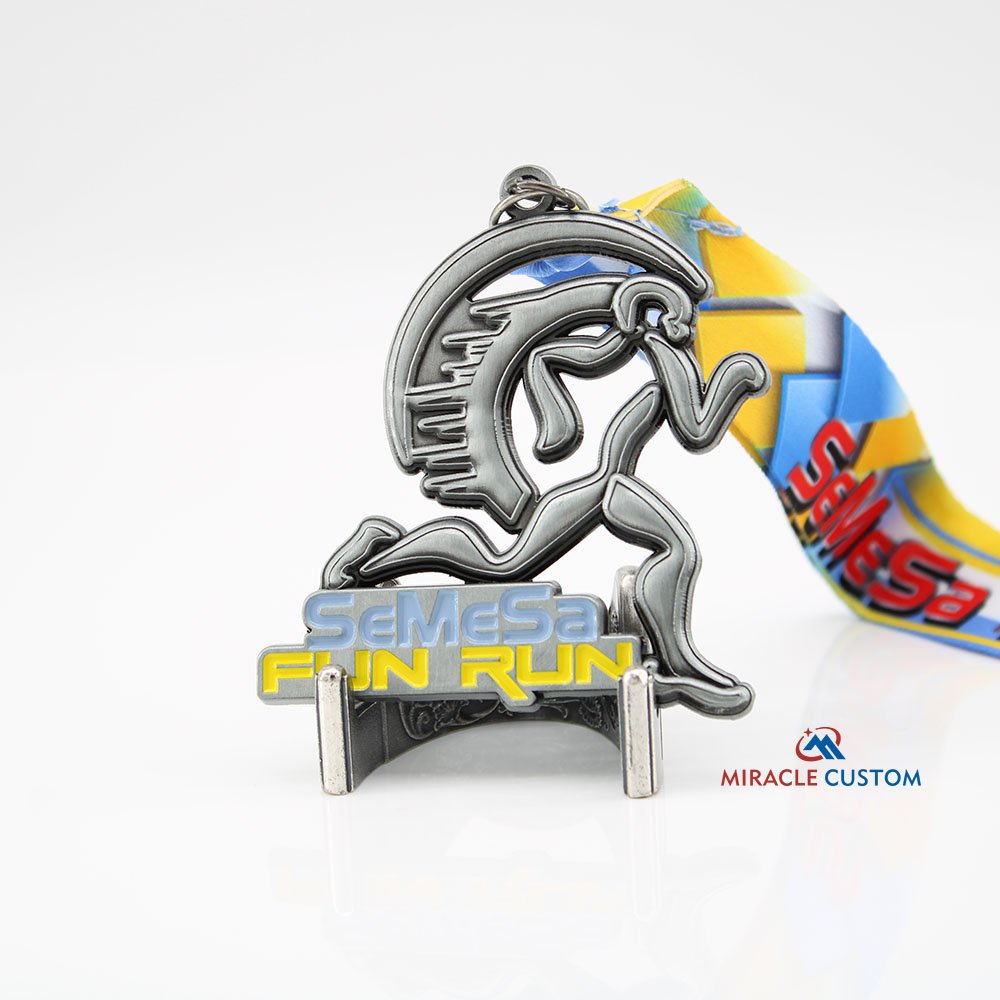 Custom Semesa Fun Run 1.0 5KM Fun Run Medals