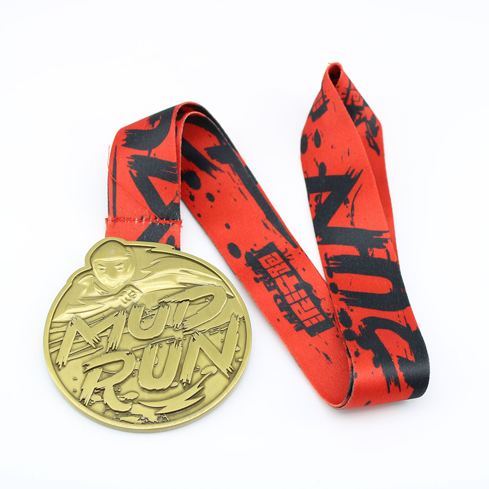 Custom Mud Run Medals