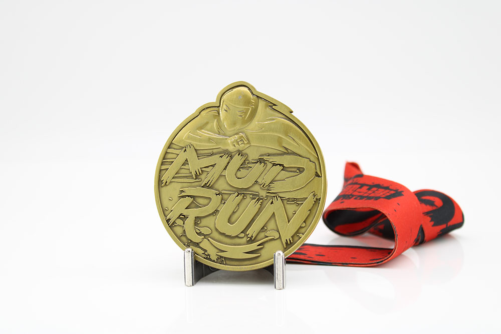 Custom Mud Run Medals