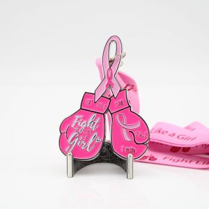 Custom Fight like a Girl Fun Run Medals