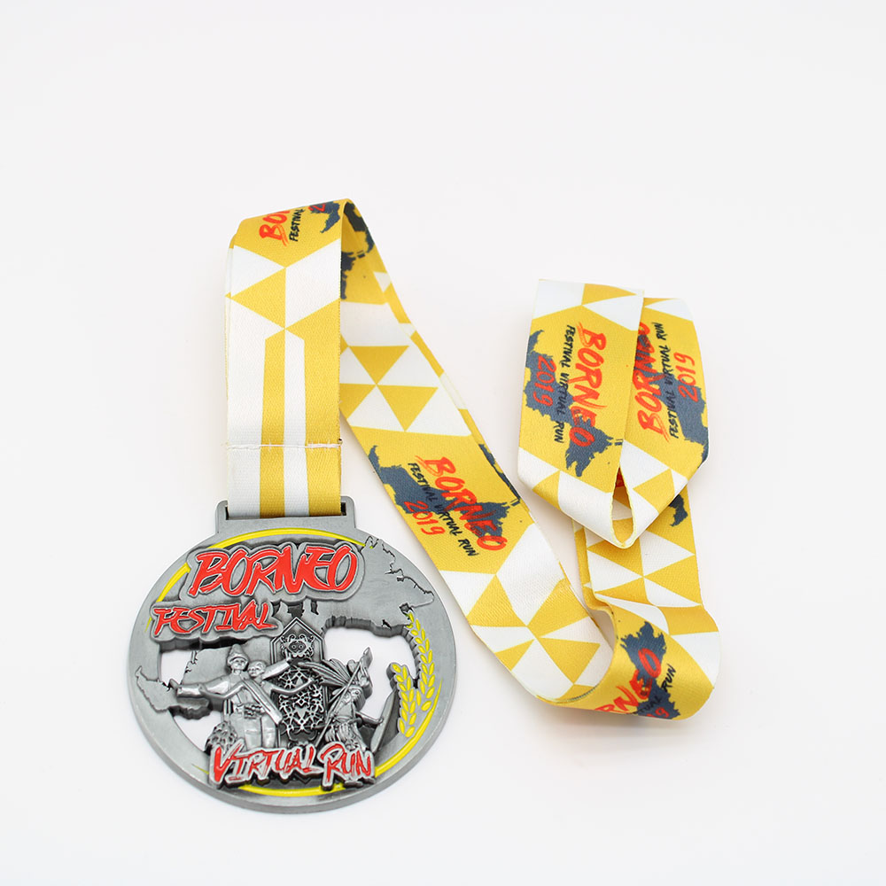 custom festival virtual run medals 3D race medals